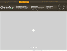 Tablet Screenshot of clientwhys.com